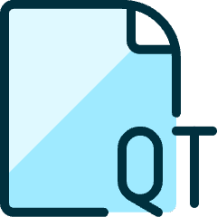 Video File Qt 1 Icon from Ultimate Duotone Set