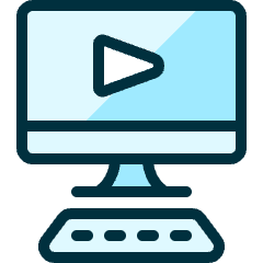 Video Player Pc Icon from Ultimate Duotone Set