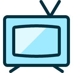 Vintage Tv 1 Icon from Ultimate Duotone Set