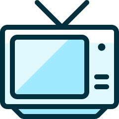 Vintage Tv 2 Icon from Ultimate Duotone Set