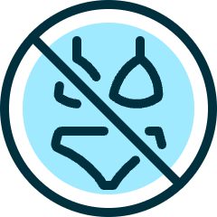 Allowances No Bikinis Icon from Ultimate Duotone Set