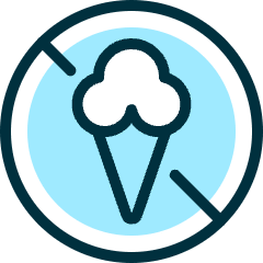 Allowances No Food Icon from Ultimate Duotone Set