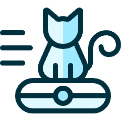 Cleaning Cat Icon from Ultimate Duotone Set