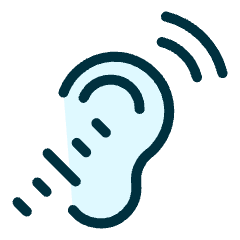 Disability Hearing Icon from Ultimate Duotone Set