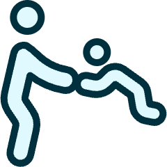 Family Child Play Icon from Ultimate Duotone Set