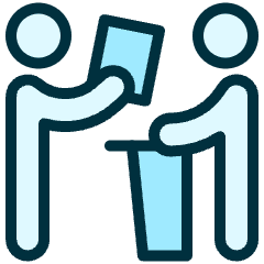 Information Desk Paper Icon from Ultimate Duotone Set