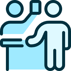 Information Desk Ticket Icon from Ultimate Duotone Set