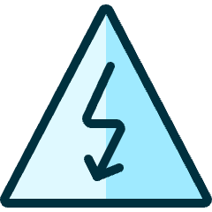 Safety Warning Electricity Icon from Ultimate Duotone Set