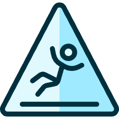 Safety Warning Slippery Icon from Ultimate Duotone Set