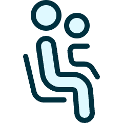Seat Child Icon from Ultimate Duotone Set