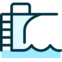 Swimming Pool Board Icon from Ultimate Duotone Set