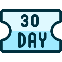 Ticket Day 30 Icon from Ultimate Duotone Set