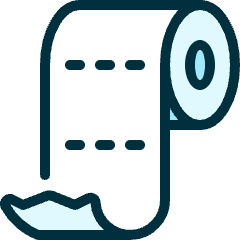 Toilet Paper Icon from Ultimate Duotone Set