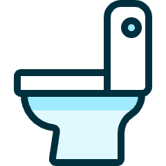 Toilet Seat Icon from Ultimate Duotone Set