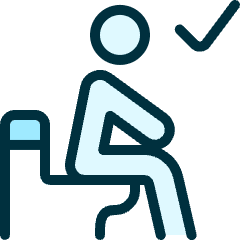 Toilet Use Right Icon from Ultimate Duotone Set