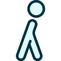 Walking 1 Icon from Ultimate Duotone Set