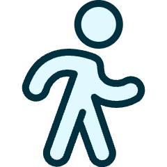 Walking Fast Icon from Ultimate Duotone Set