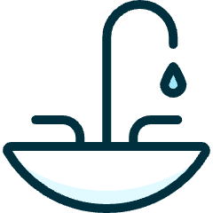 Water Fountain Sink 1 Icon from Ultimate Duotone Set