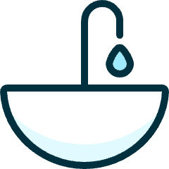 Water Fountain Sink Icon from Ultimate Duotone Set