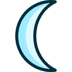 Night Moon New Icon from Ultimate Duotone Set