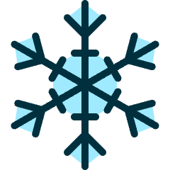 Ice Snowflake Icon from Ultimate Duotone Set