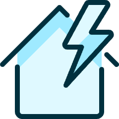 Natural Disaster Bolt Icon from Ultimate Duotone Set
