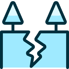 Natural Disaster Earthquake Icon from Ultimate Duotone Set