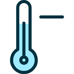 Temperature Thermometer Minus Icon from Ultimate Duotone Set