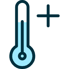 Temperature Thermometer Plus Icon from Ultimate Duotone Set