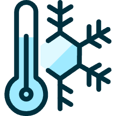 Temperature Thermometer Snow Icon from Ultimate Duotone Set