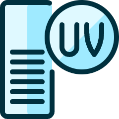 Uv Medium 1 Icon from Ultimate Duotone Set