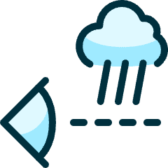 Visibility Rain Icon from Ultimate Duotone Set