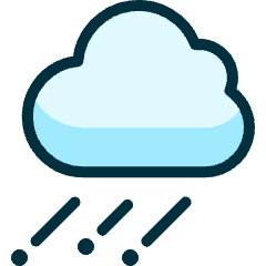 Weather Cloud Hail Icon from Ultimate Duotone Set