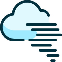 Weather Cloud Hurricane Icon from Ultimate Duotone Set