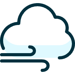 Wind Cloud Icon from Ultimate Duotone Set