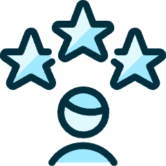 Human Resources Rating Man Icon from Ultimate Duotone Set
