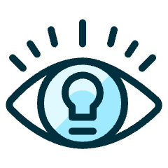 Eye Idea Icon from Ultimate Duotone Set