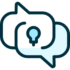 Idea Message Icon from Ultimate Duotone Set