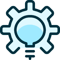 Idea Settings Icon from Ultimate Duotone Set