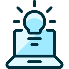 Laptop Idea Icon from Ultimate Duotone Set