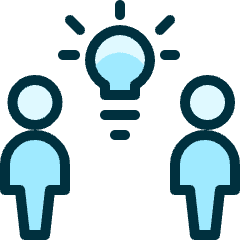Team Share Idea Icon from Ultimate Duotone Set