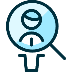 Job Seach Man Icon from Ultimate Duotone Set