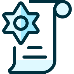 Legal Certificate Icon from Ultimate Duotone Set
