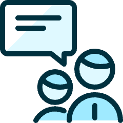 Team Meeting Chat Icon from Ultimate Duotone Set