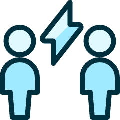 Team Meeting Flash Icon from Ultimate Duotone Set