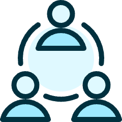 Team Meeting Icon from Ultimate Duotone Set