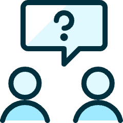 Team Meeting Message Question 1 Icon from Ultimate Duotone Set