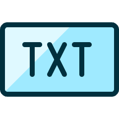 File Txt Icon from Ultimate Duotone Set