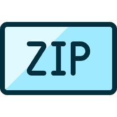 File Zip Icon from Ultimate Duotone Set