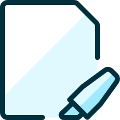 Office File Glue Icon from Ultimate Duotone Set